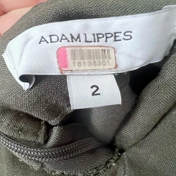 Adam Lippes x RTR Sage Halter Jumpsuit - Wide-Leg Open Back Design - Picture 7 of 8